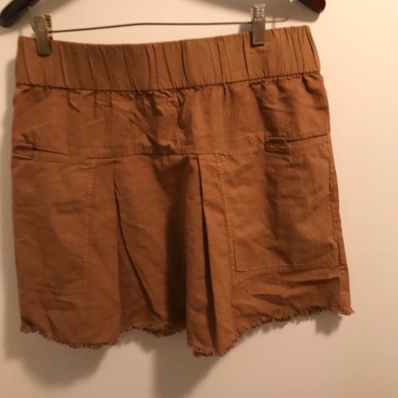 SALE NWOT Free People Mariposa Mini Skirt cocoa Med - Picture 5 of 7